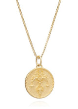 Load image into Gallery viewer, Zodiac Art Coin Necklace, Gold
