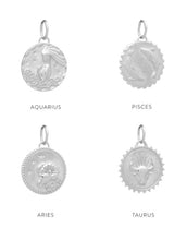 Load image into Gallery viewer, Zodiac Art Coin Necklace, Silver
