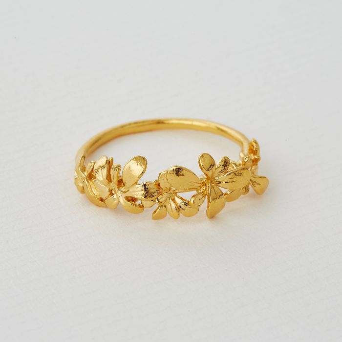 Sprouting Rosette Ring, Gold