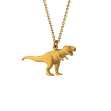 Load image into Gallery viewer, Tyrannosaurus Rex Necklace, Gold
