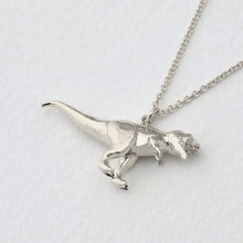 Load image into Gallery viewer, Tyrannosaurus Rex Necklace, Silver
