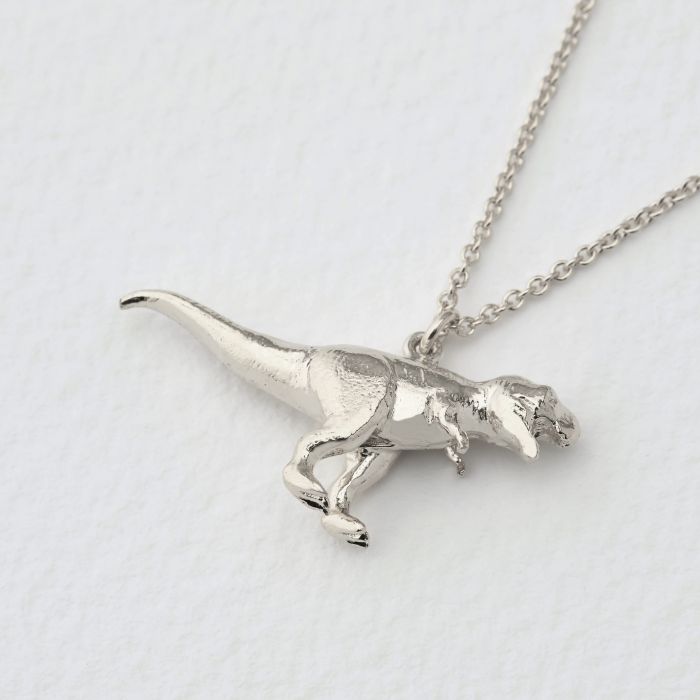 Tyrannosaurus Rex Necklace, Silver