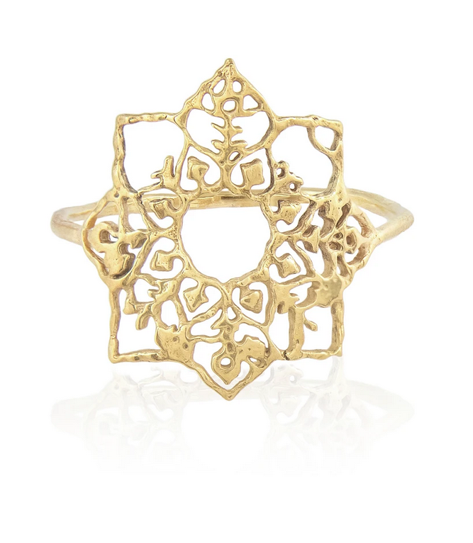 Full Bloom Ring, 9ct Yellow Gold